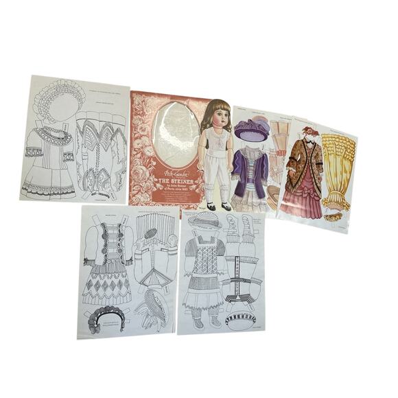 VTG Peck-Gandre "The Steiner" by Jules Steiner of Paris Paper Doll  Circa 1986 - Picture 1 of 3